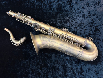 Photo P. Mauriat System 76DK 'Dark Lacquer' Tenor Sax, Serial #PM0822018 - Fresh SQ Ovherhaul